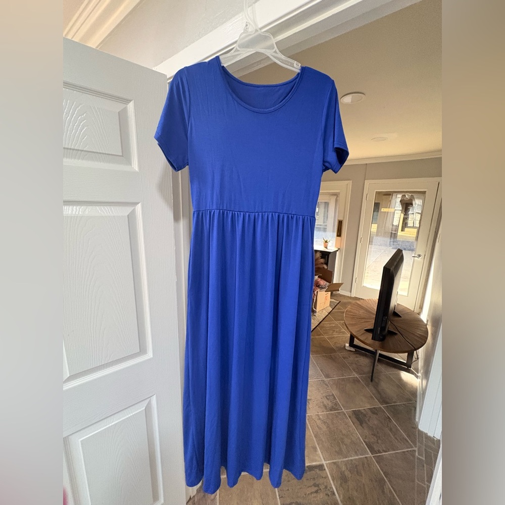 Blue Women's Dress Medium